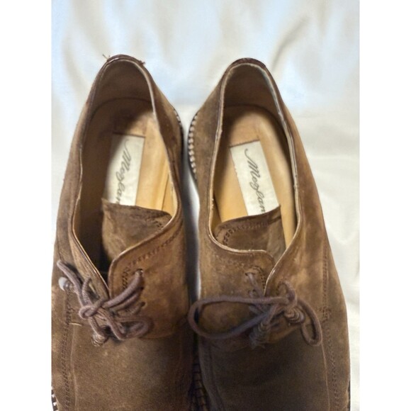 Mezlan Rovigo Brown Suede Lace Up Dress Shoes Men’s Size 8 Made in Spain main image 4